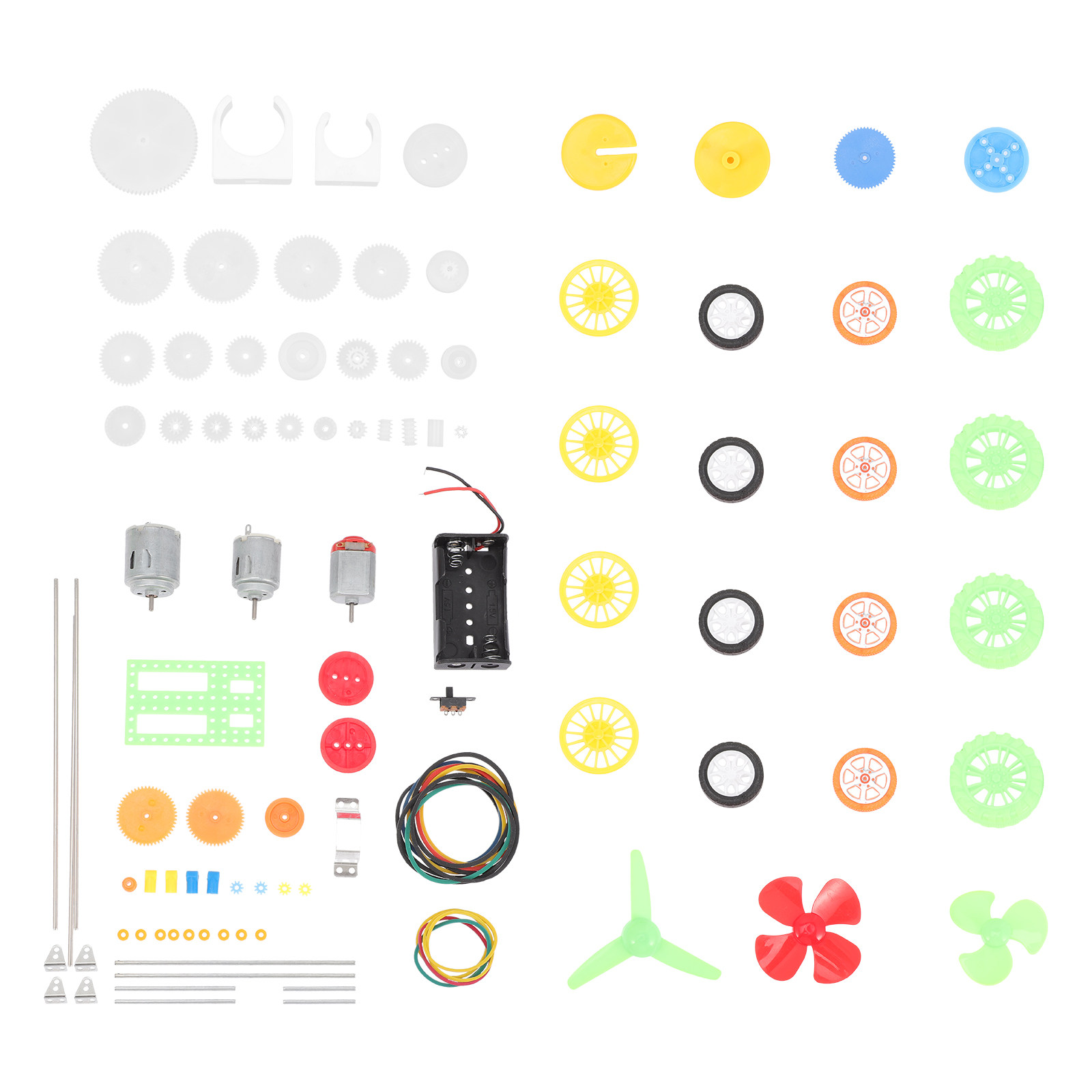 Science Project Kit - Zestaw 112 elementów akcesoriów do silników,