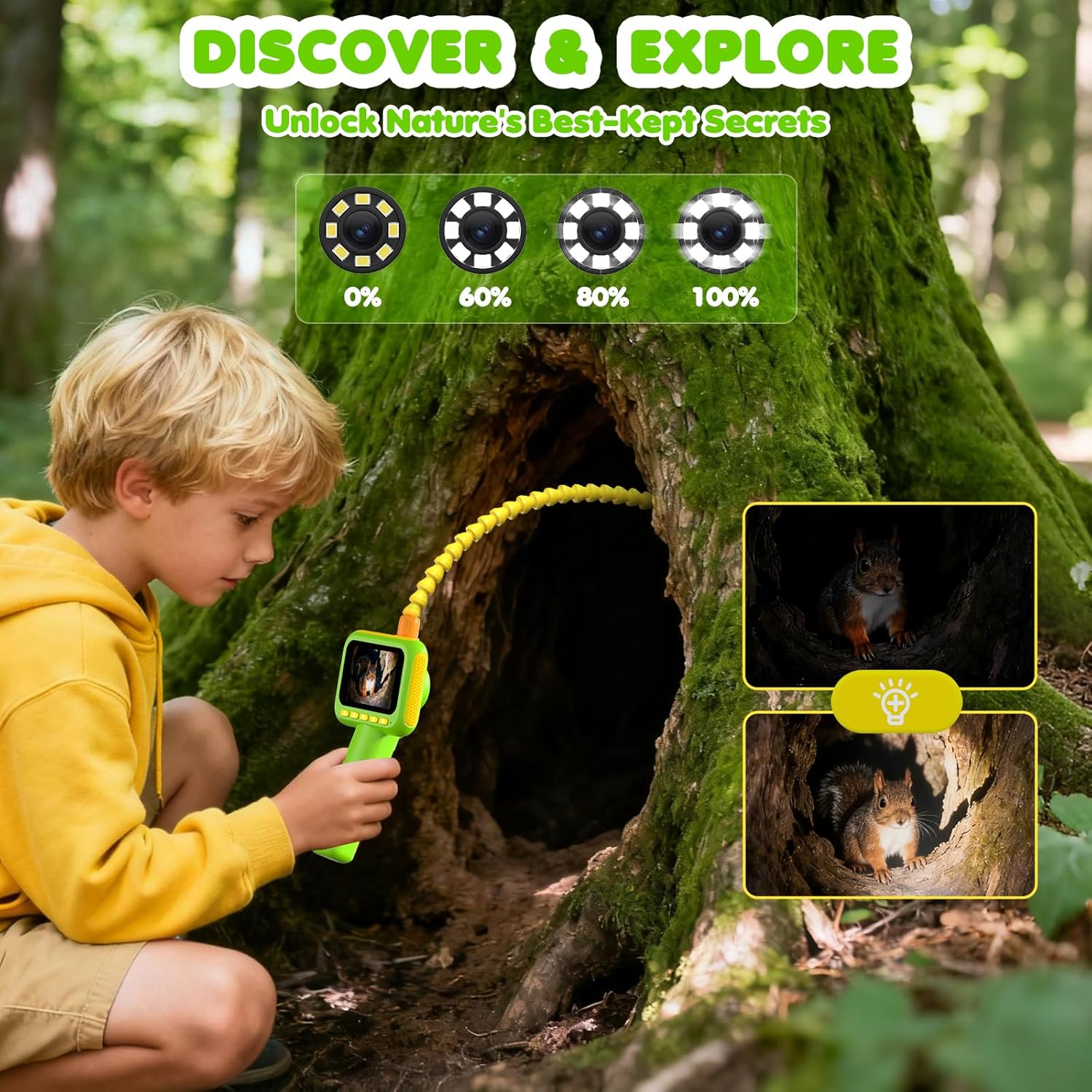 Science Toy - Endoskop dla dzieci, kamera inspekcyjna typu