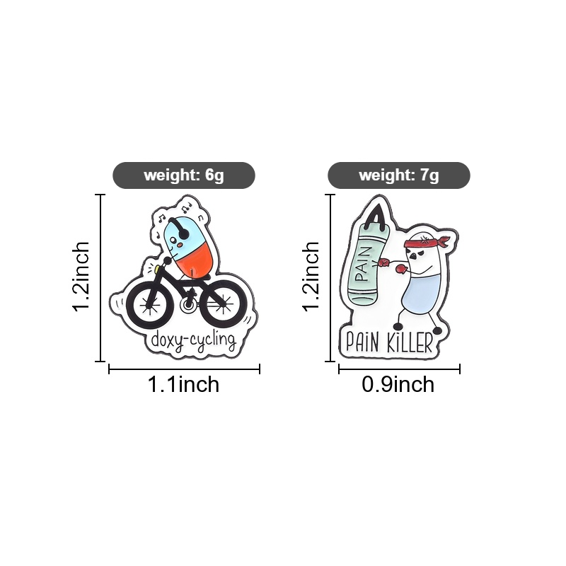 Przypinki emaliowane Doxy-cycl – Science Buddies recenzja i cena