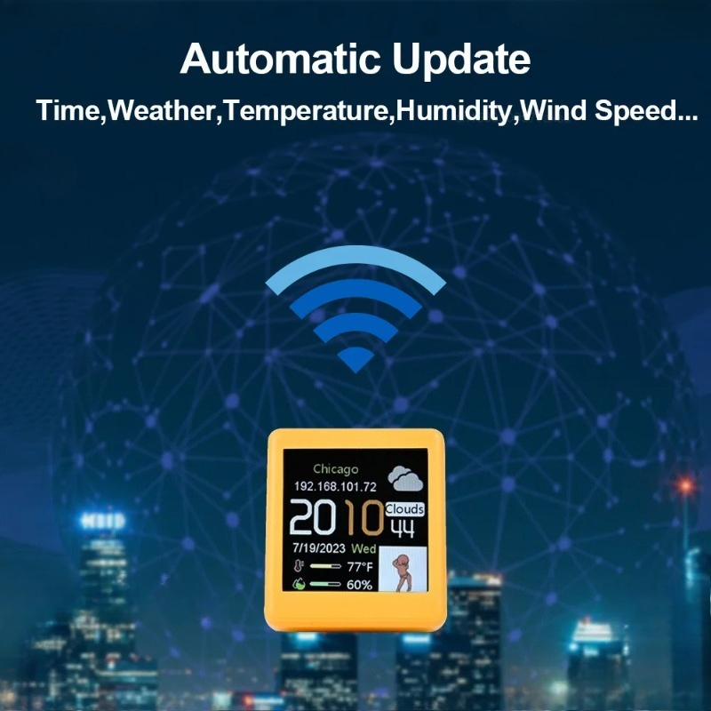Mini przenośna inteligentna st – Weather Station Indoor recenzja i cena