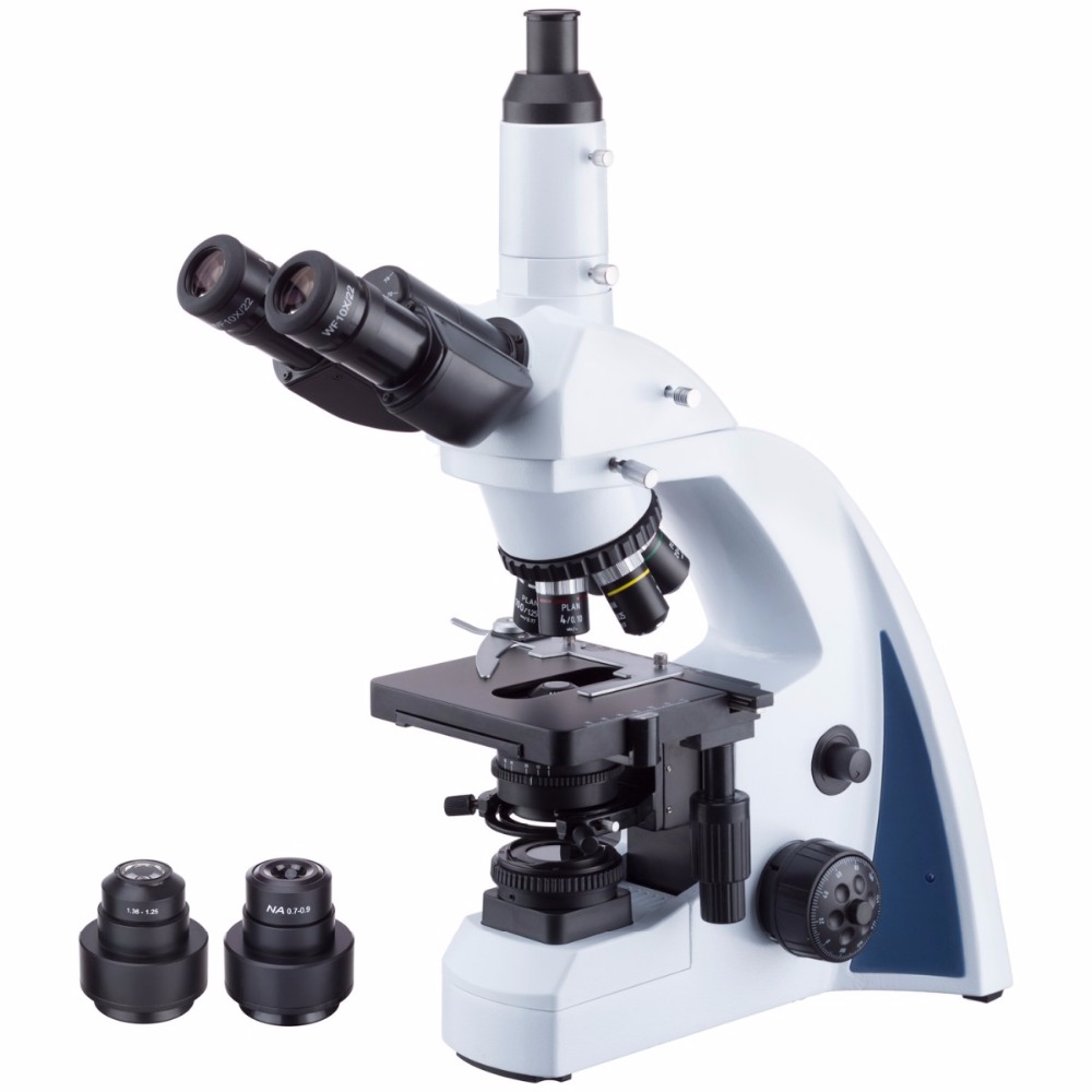 Trójokularowy mikroskop AmScop – Amscope Microscope Compound 40X-1000X recenzja i cena