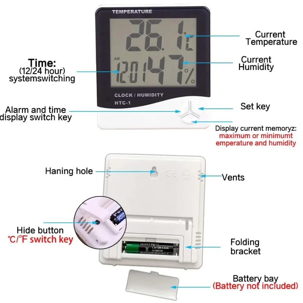 Wielofunkcyjny cyfrowy termohi – Weather Station Indoor recenzja i cena