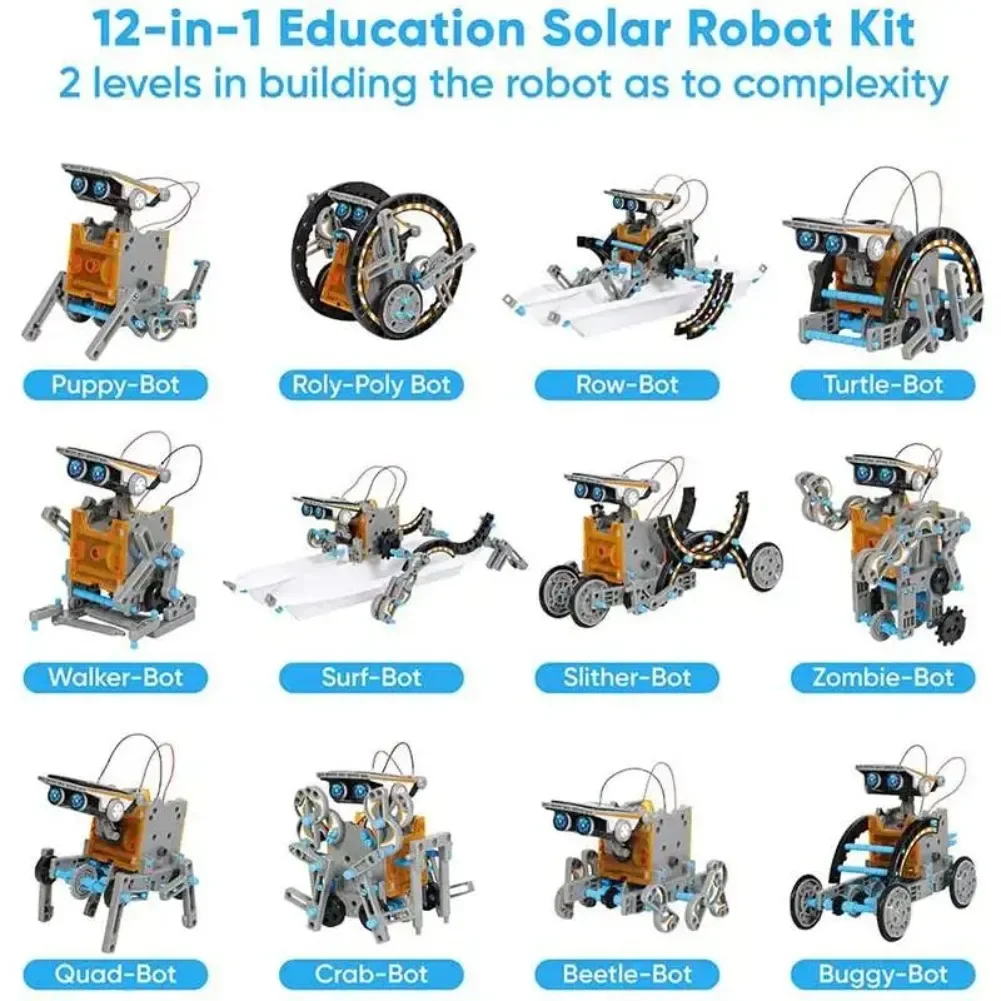 13 w 1 Robot zasilany energią  – Science Project Robot recenzja i cena